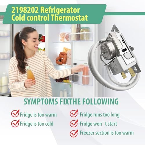 Silver 2198202 Refrigerator Cold Thermostat Control Replacement - Image 5