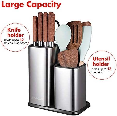 RedCall Kitchen Knife Holder, Stainless Steel Universal Knife Block Without - Image 4