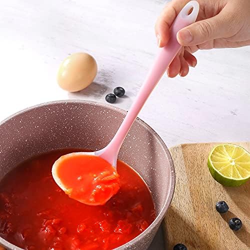 Mini Silicone Ladle, Small Gravy Ladle, 1 ounce, 8.2 In, 6 Pack - Image 2
