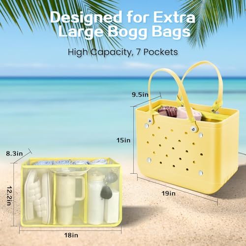 XYFuuee Beach Bag Organizer Insert Divider - Image 2