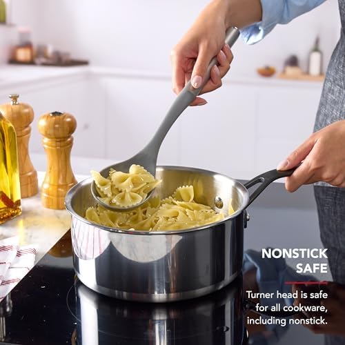 KitchenAid Slotted Spoon with Stainless Steel Handle, Nonstick Safe, Durable - Image 4
