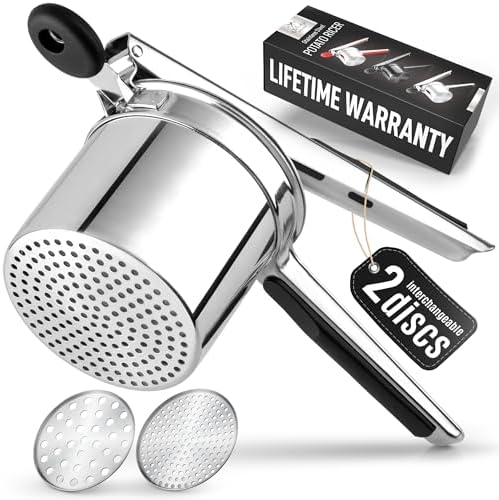 Zulay Kitchen Premium Large 15oz Potato Ricer, Heavy Duty Professional by ZulayKitchen