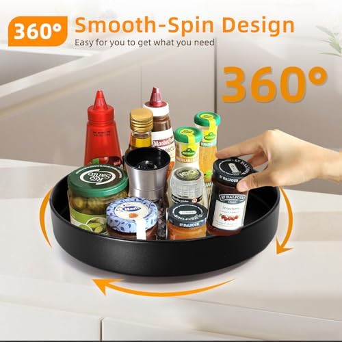 Metal Lazy Susan Organizer, 10 Inch Anti-Rust Turntable - Image 2