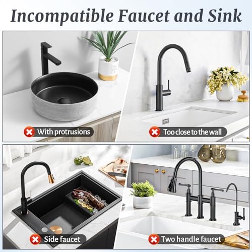 PoYang 14.6 Inch Faucet Mat for Kitchen Sink Splash Guard - Image 4