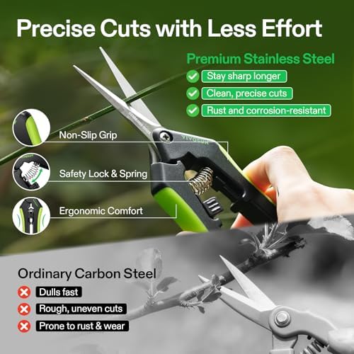 VIVOSUN 6.5 Inch Garden Scissors - Image 6