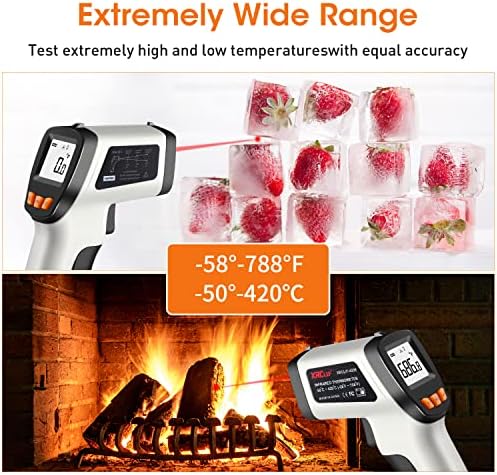 Infrared Thermometer, Laser Temperature Gun - Image 2