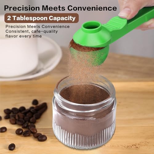 2-in-1 Coffee Scoop with Funnel, 2 Tbsp Measuring Spoon - Image 4