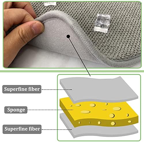 3 Pack Dish Drying Mat, Absorbent Microfiber Dishes Drainer Mats - Image 3