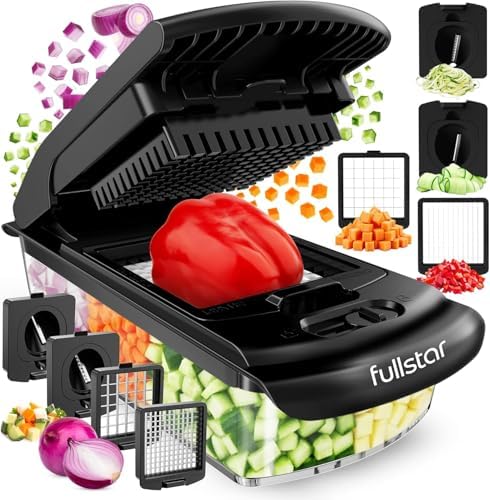 Fullstar Pro Original Vegetable Chopper & Spiralizer, All-in-1 Kitchen Tool by fullstar