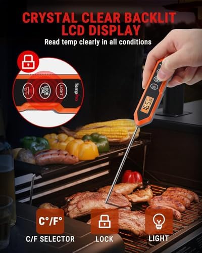 TempPro TempSwift Waterproof Instant Read Meat Thermometer - Image 4