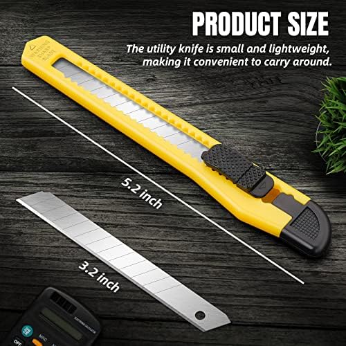 42 Pack Box Cutter Retractable, 9mm Razor Knife, Utility Knife - Image 5