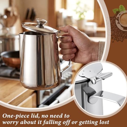 2 Pcs 67 Oz/ 2 L Stainless Steel Pitcher - Image 3