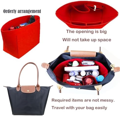 Lckaey Purse Organizer Insert for Le Pliage Handbags Insert - Image 3