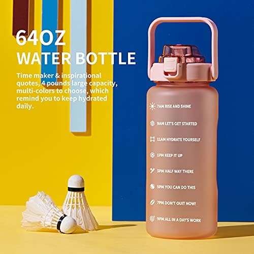 ST-YIBEN 64oz, 128oz Large Motivational Water Bottle - Image 6