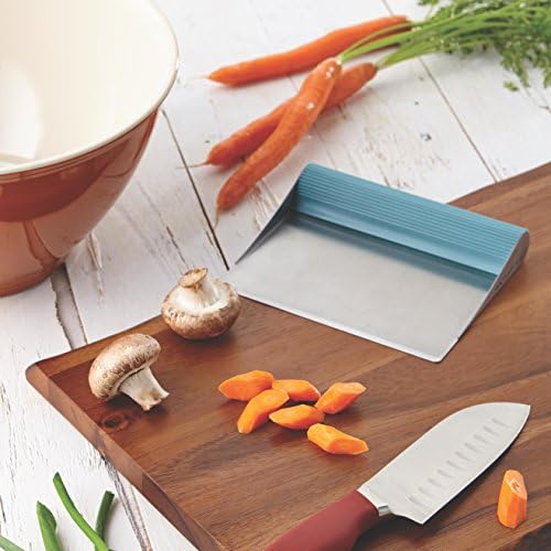 Rachael Ray Cucina Tools & Gadgets Bench Scrape, Agave Blue - - Image 2