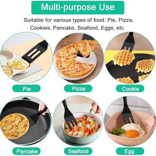 Small Silicone Spatulas 2-Pack, Heat-Resistant Mini Spatula - Image 5