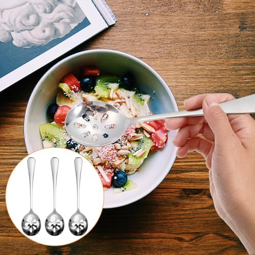 Slotted Spoon, Slotted Spoons for Soups Dips Cereals - Image 7