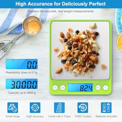 Digital Scale, 0.01 Ounces, 0.1 Grams Accuracy Mini Kitchen Food Scale - Image 2
