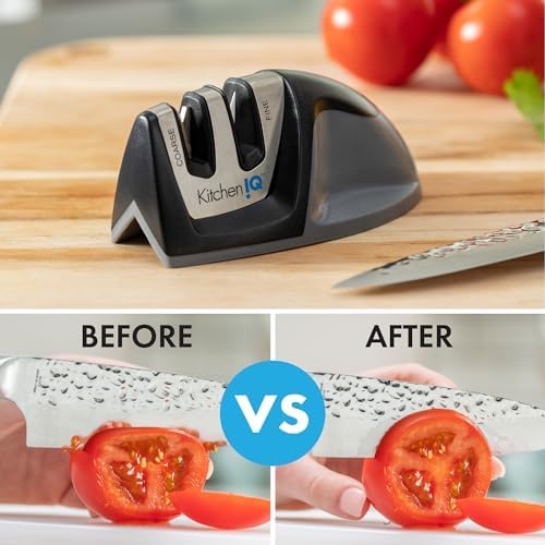 KitchenIQ 50009 Edge Grip 2-Stage Knife Sharpener, Coarse & Fine Sharpeners - Image 3