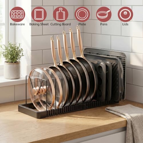 ORDORA Expandable Pot and Pan Organizer - Image 5