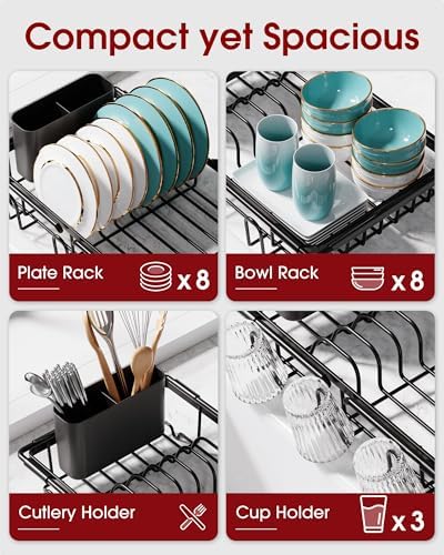Sakugi Dish Drying Rack in Sink - Image 2