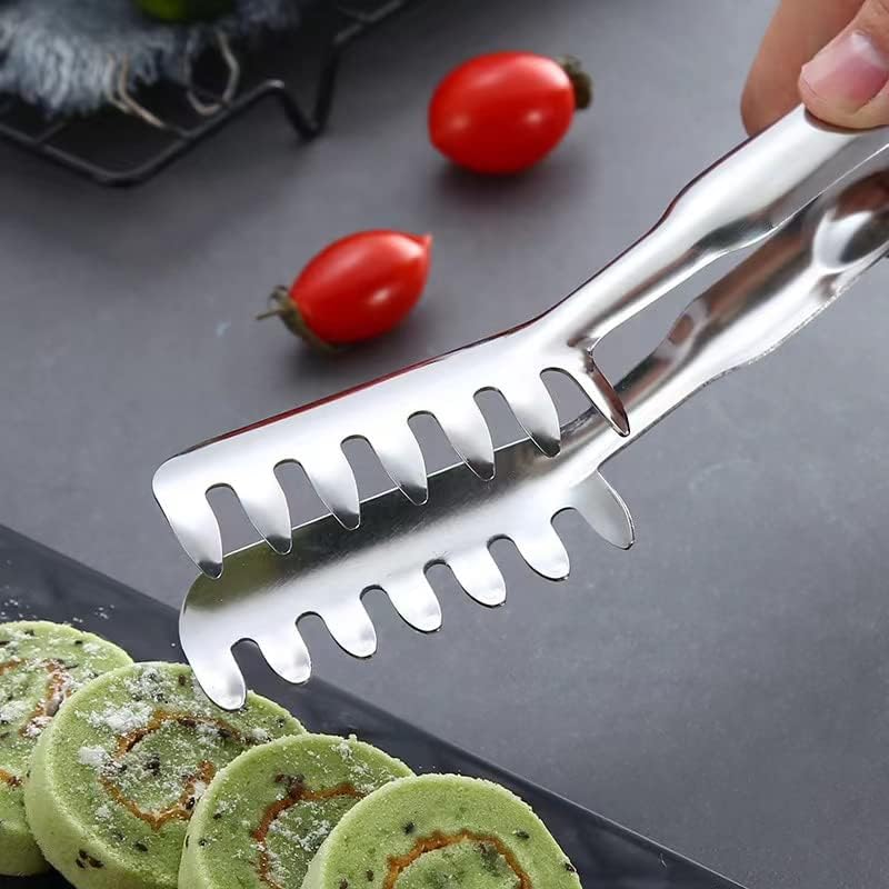 2-Piece Spaghetti Set, Stainless Steel Pasta Server & Tongs, Heat Resistant - Image 5