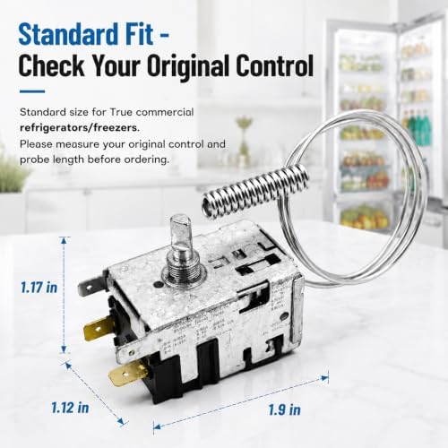 800345 Commercial Refrigerator Thermostat Compatible - Image 3