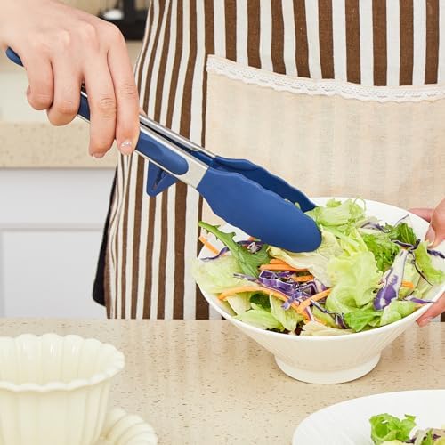 Kitchen Tongs for Cooking with Silicone Tips, 3 Size Serving Tongs - Image 7