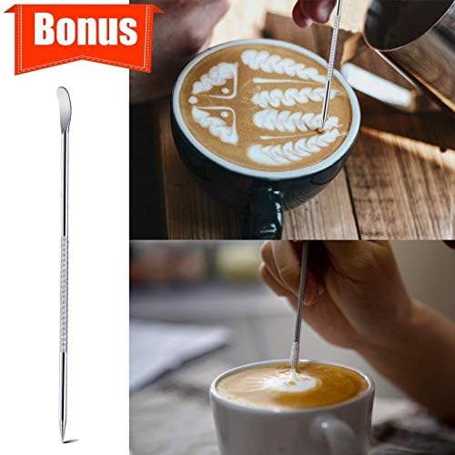 Milk Frothing Pitcher, 12oz 20oz 32oz Espresso Steaming Pitchers Stainless - Image 6