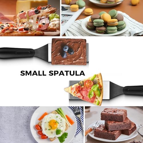 3Pcs Stainless Steel Mini Metal Spatula - Image 3