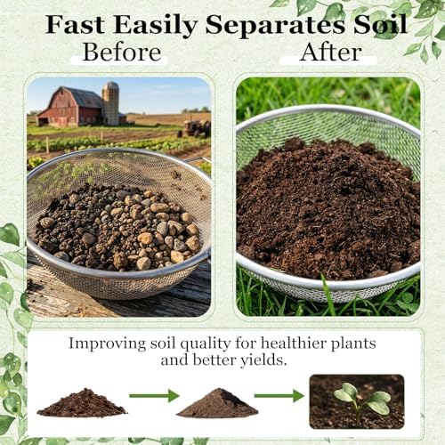 2PCS Soil Sifter for Gardening - Image 4