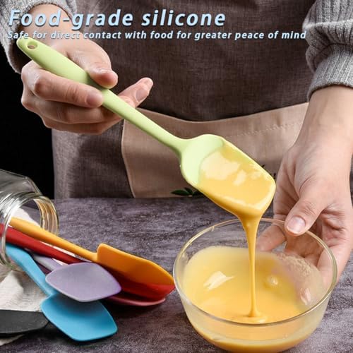 8 PCS, 8.2Inch Silicone Spatulas Rubber Spatula Small Spatula Baking Mini - Image 6