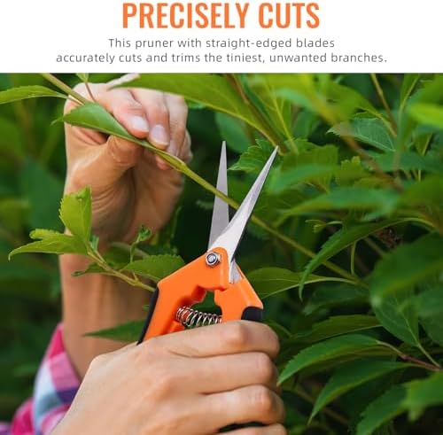 4 Pack Pruning Shears 6.5 Inch Stainless Steel Garden Scissors - Image 2