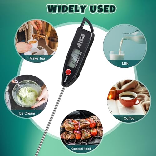 Copkim 3 Set Digital Food Thermometer Long Probe Instant - Image 7