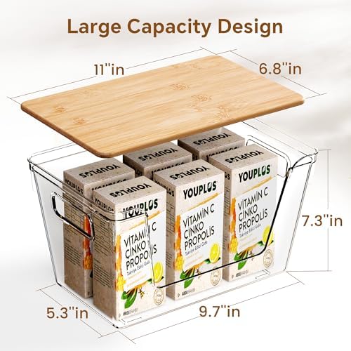 Criusia 4 Set Pantry Organizers and Storage - Image 3