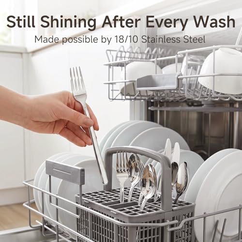 KINGSTONE 65 Piece Silverware Set - Image 5