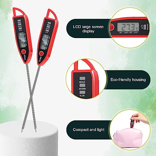 Copkim 6 Set Digital Food Thermometer Long Probe Instant - Image 3