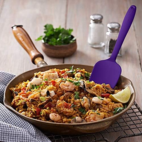 3-Piece Silicone Spatula Set, 600°F Heat Resistant - Image 3