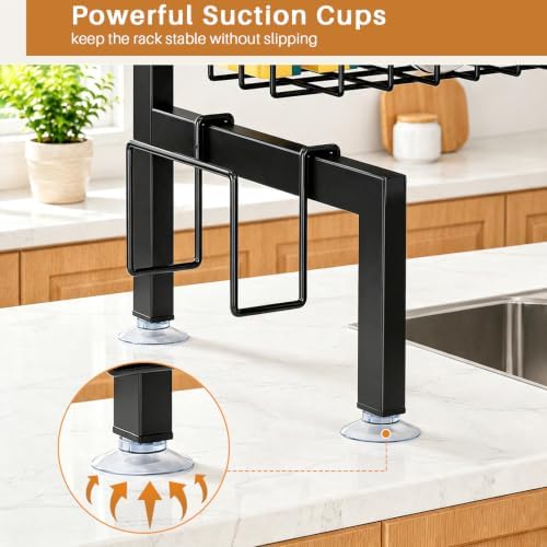 NestOrganix Over The Sink Dish Drying Rack, Dish Drying Rack - Image 4
