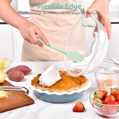 U-Taste Silicone Spoon Spatula, 600°F High Temp Scoop, Mint Green - Image 4