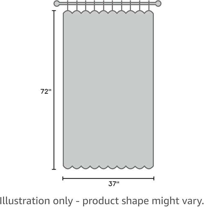 MIULEE Brown Linen Curtains 37x72 Inch Length 2 Panels | Window Drapes - Image 8