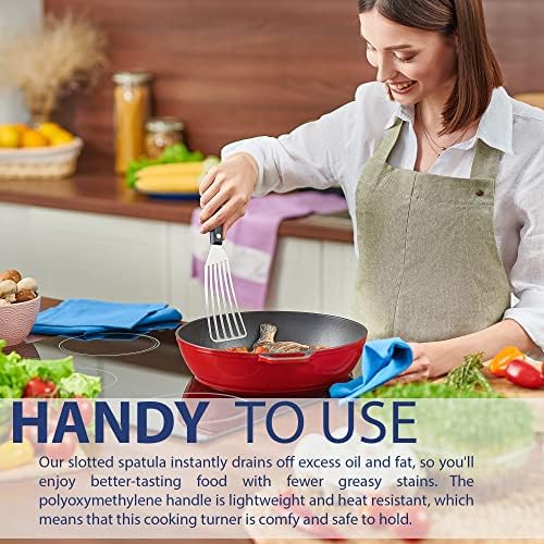 Slotted Stainless Steel Fish Spatula - Image 7