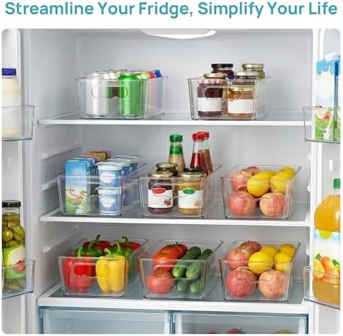 Vtopmart 4pcs Clear Storage Bins - Image 3