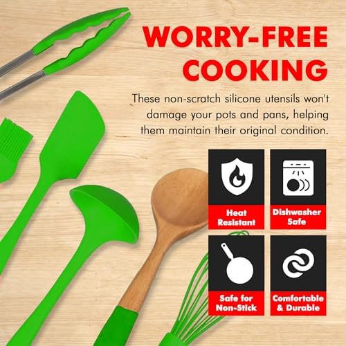 Chef Craft Premium Utensil Set Kitchen, 11 Piece Set - Image 3
