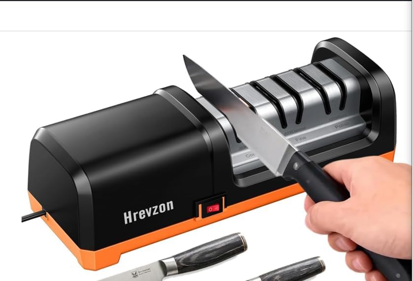 Knife Sharpener Electric for Kitchen Knives, by Unknown