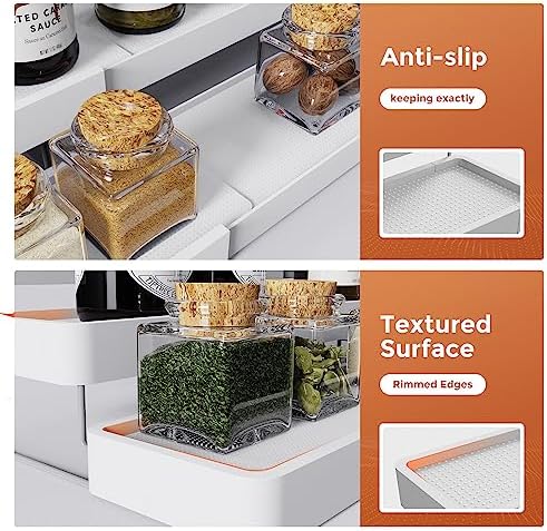 2 Pack Expandable Spice Rack Organizer - Image 6