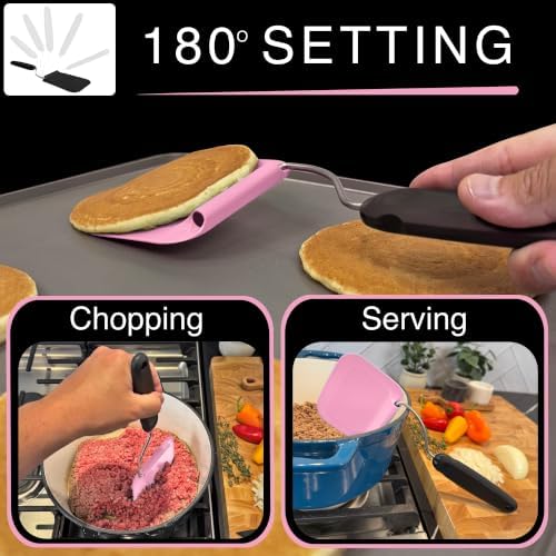 Adjustable Angle Spatula PPSU Material – Flexible Cooking Egg Flipper & Fish - Image 5