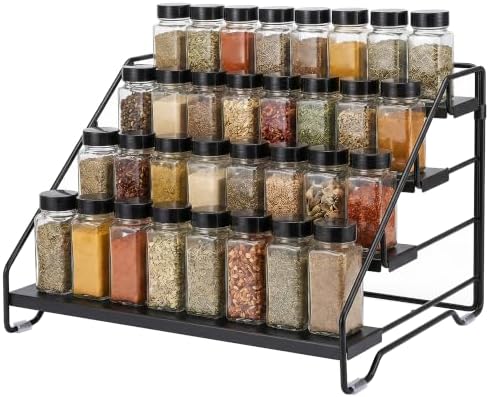 4-Tier Adjustable Depth Spice Rack Organizer by Unknown