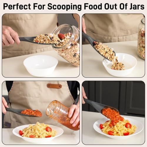 3 PACK Silicone Cooking Spatula & Spoon - Image 6