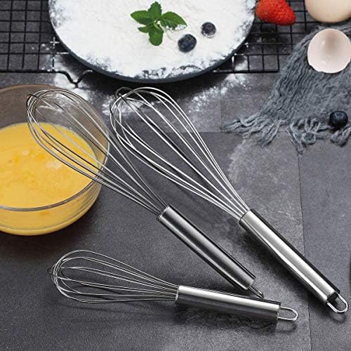Berglander Whisk Set Pack of 3, Stainless Steel Whisks - Image 4